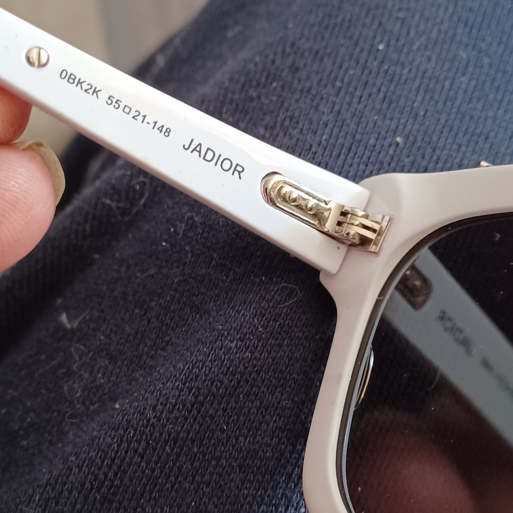 J ADior Sunglasses D8K2K rare candy cane misprint Brand New Made In Italy - Picture 2 of 9